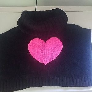 Girls sweater poncho